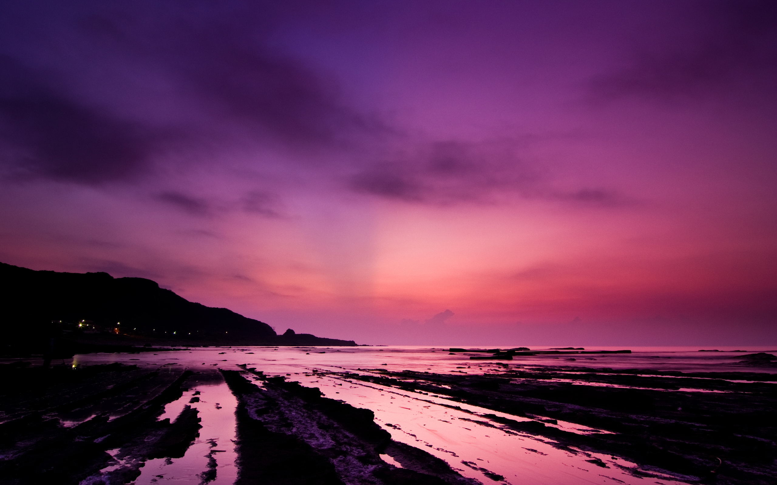 Purple Sunset Desktop Wallpapers FREE on Latorocom