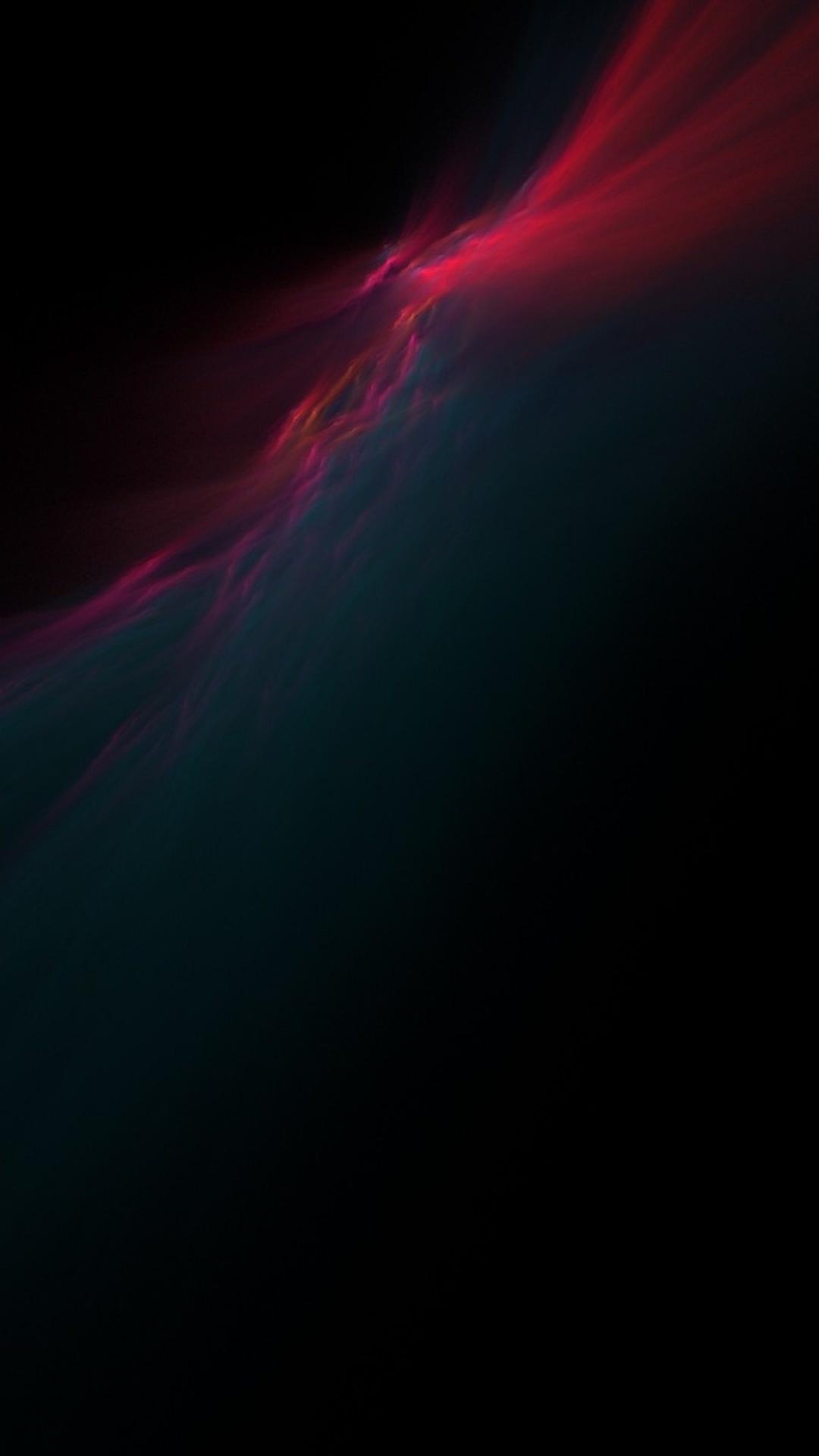Dark Galaxy Red Nebula iPhone Wallpaper