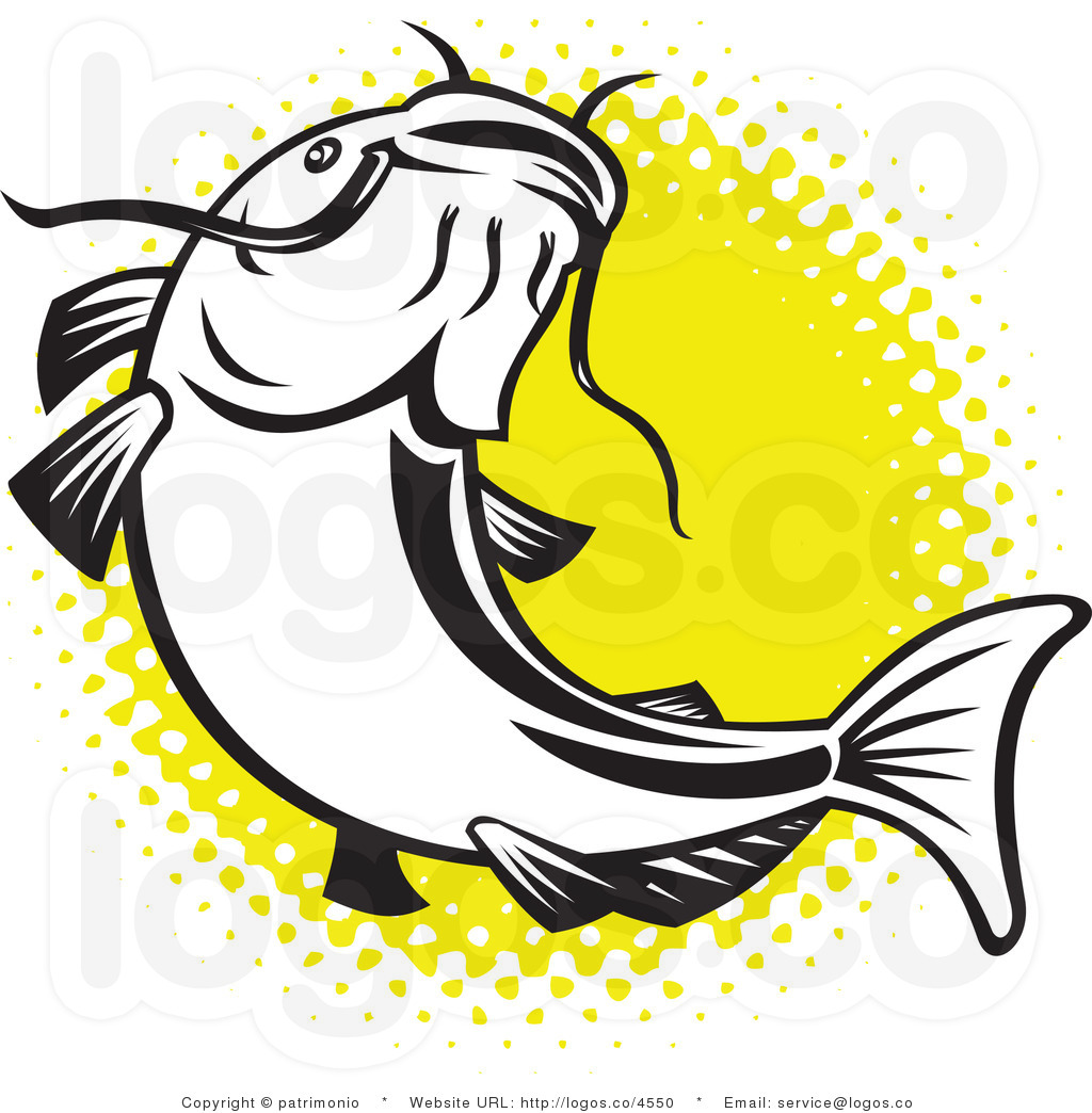 Catfish Clipart Royalty Over Yellow Logo By Patrimonio