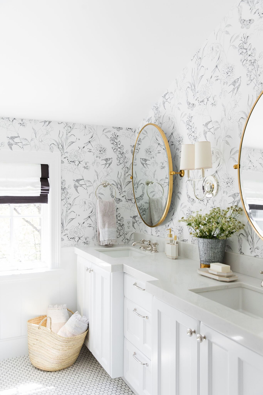 Organic Wallpaper For A Powder Room Tuesday
