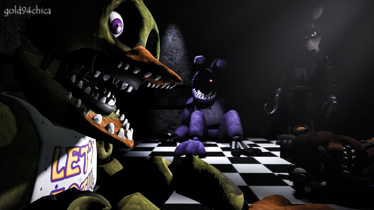  for our turn SFM FNAF2 Wallpaper by gold94chica 1191x670
