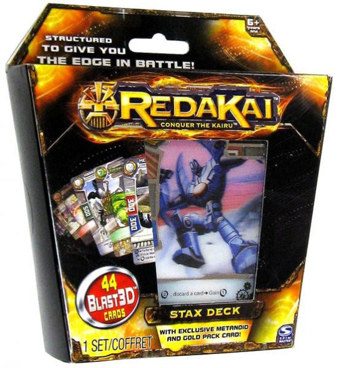 Redakai Conquer The Kairu Stax Structure Deck Spin Master Toywiz