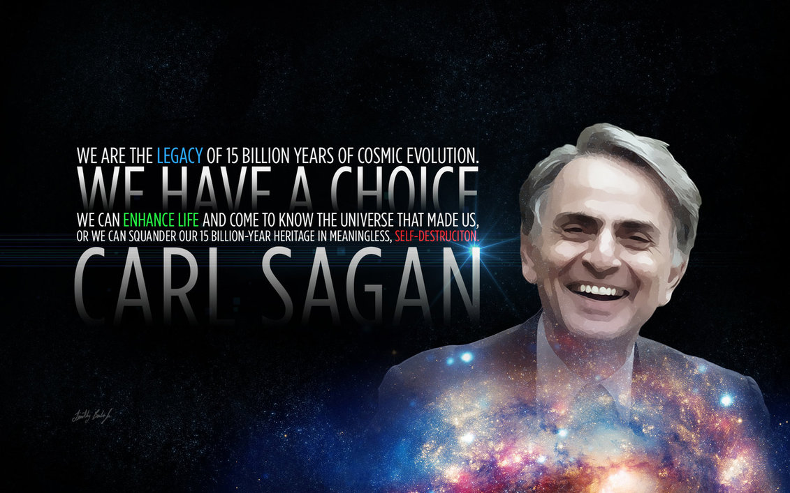 Carl Sagan Cosmos Wallpaper