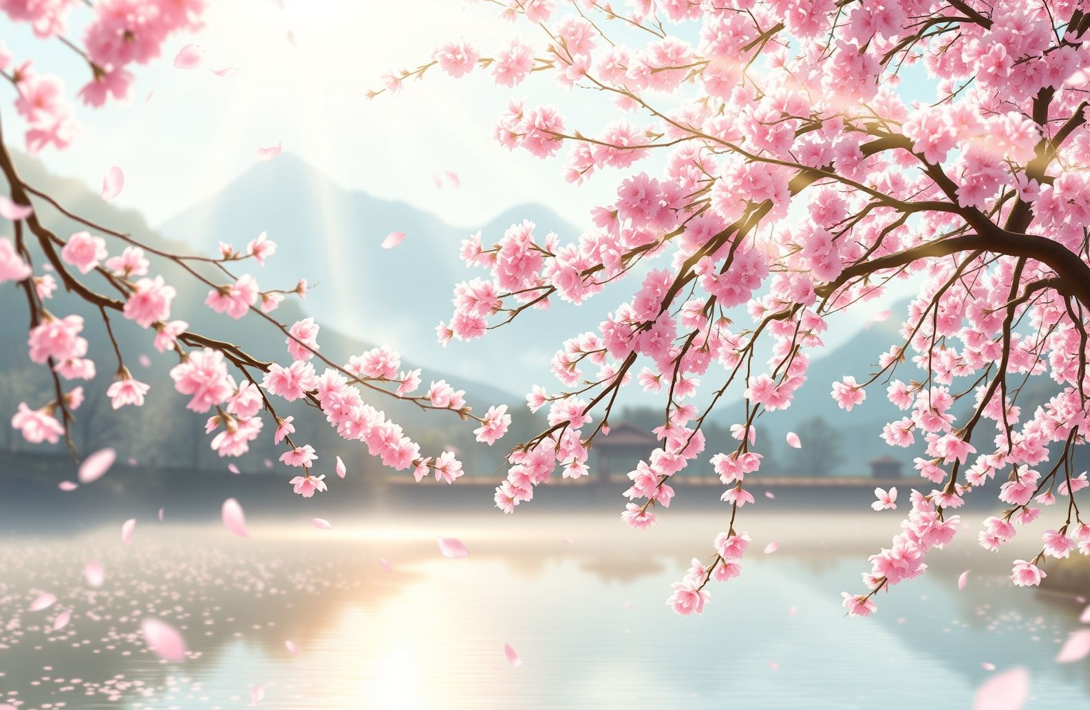 Anime Cherry Blossom Wallpaper