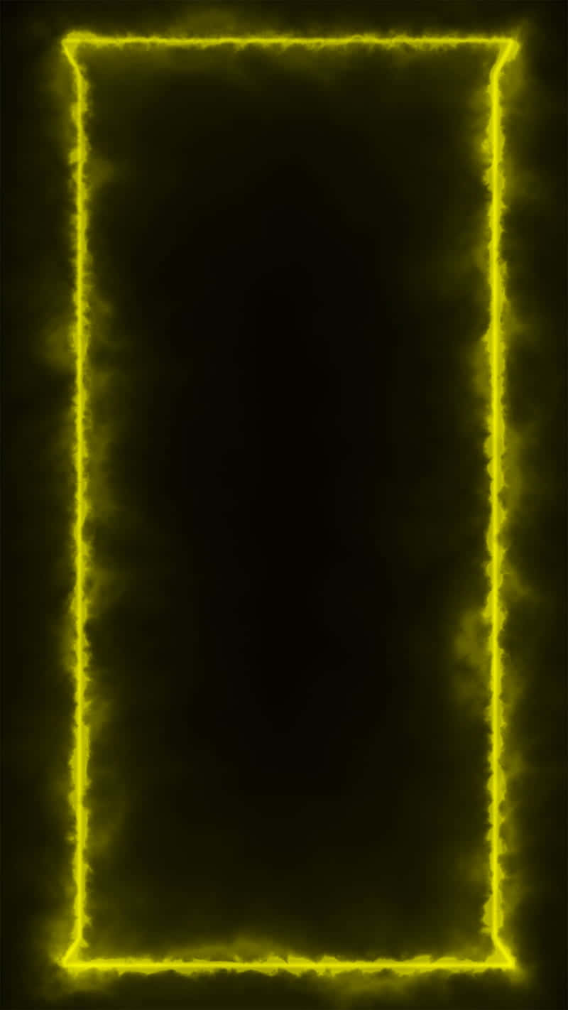 Illuminate Your Surroundings With This Unique Yellow Neon Wallpaper