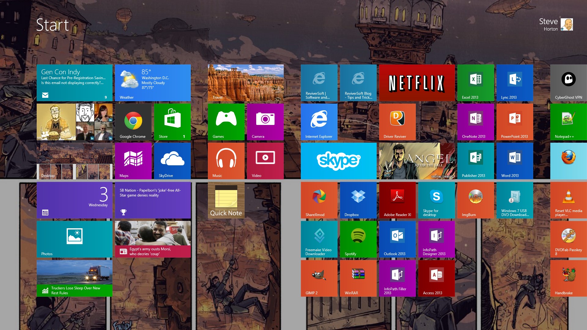 Free Download The Same Background Image On My Windows 81 Desktop And