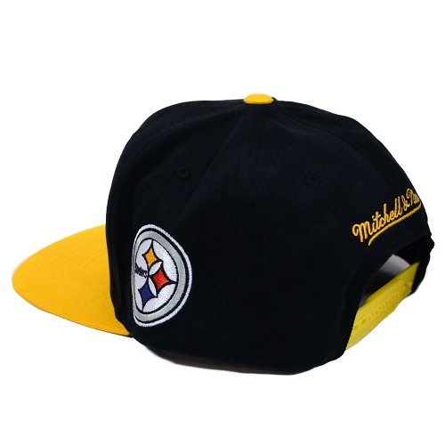 Pittsburgh Steelers Tailsweeper Brushed Twill Script Black Snapback