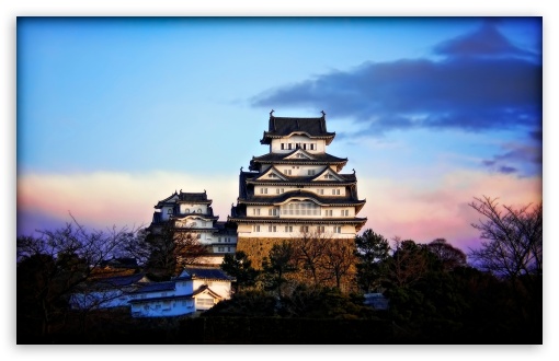 Himeji Castle At Sunrise HD Wallpaper For Wide Widescreen