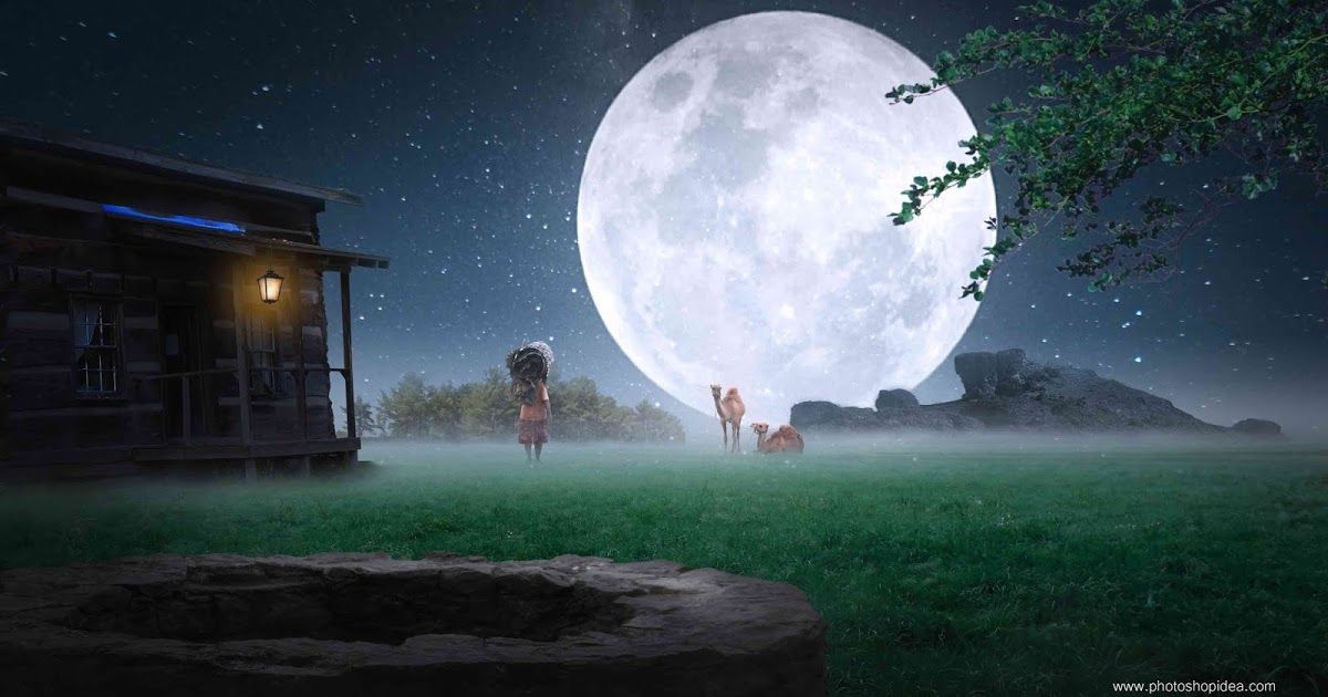 Free download nature background background with moon hd nature background  [1200x630] for your Desktop, Mobile & Tablet | Explore 33+ Photoshopped  Backgrounds | Kathy Ireland Photoshopped World Wallpaper,