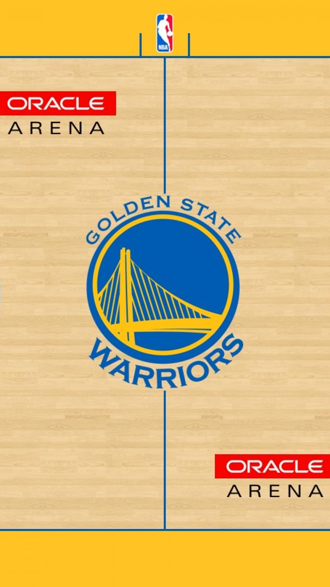 Golden State Warriors Nba Basketball Player Court Wallpaper