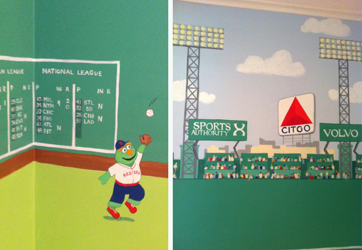 Fenway Park Mural Fills A Corner With Fun