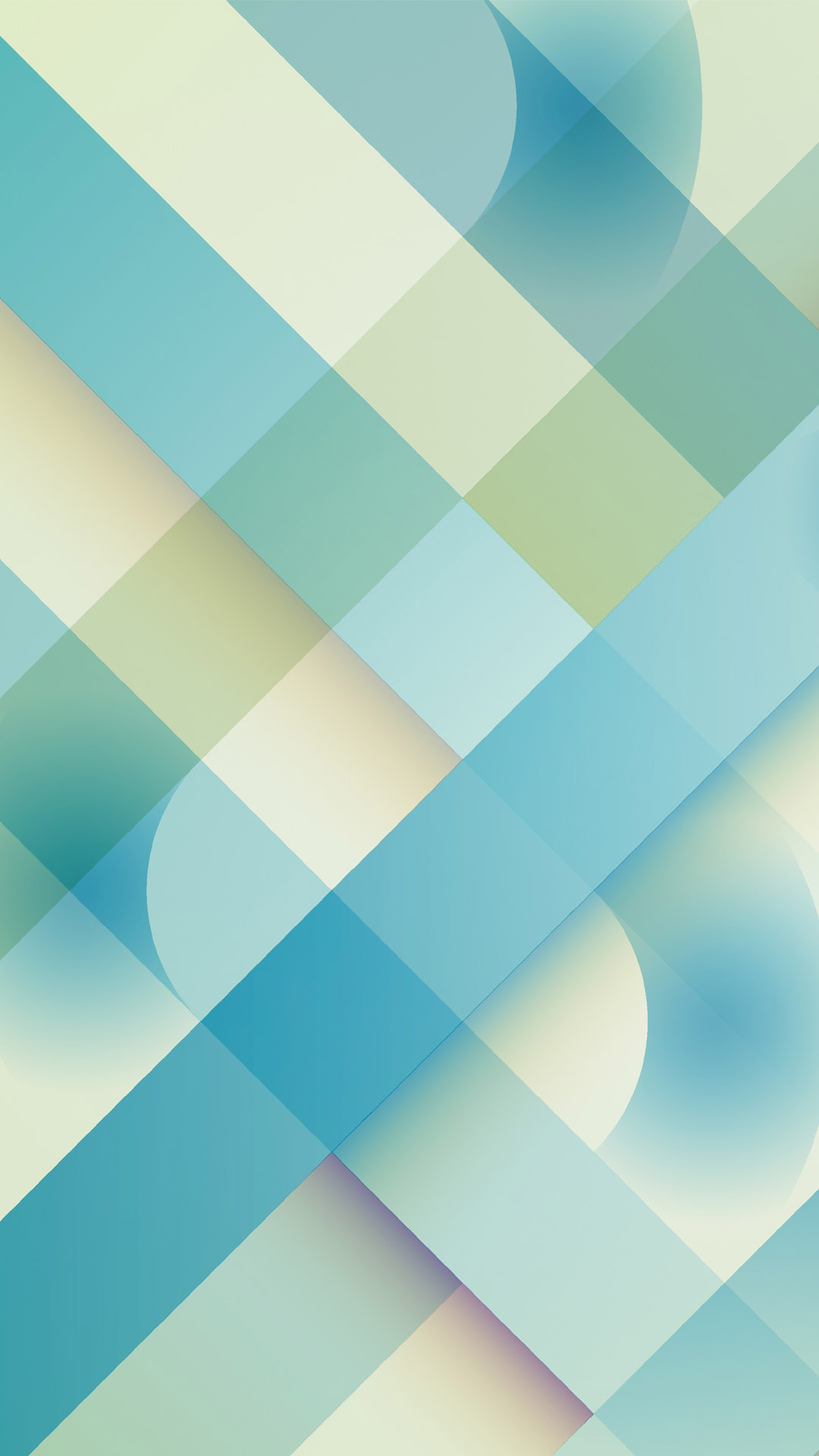 Nexus Android Kitkat Default Light Blue Shapes Wallpaper