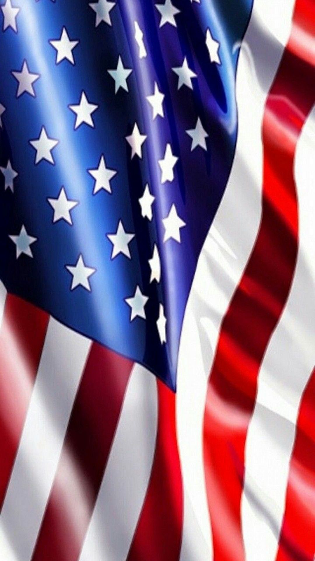 American Flag Phone Wallpaper With High