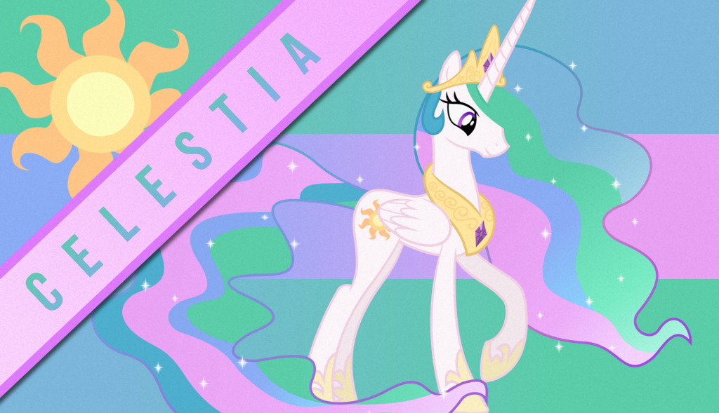Princess Celestia Wallpaper X By 912photoshopking On