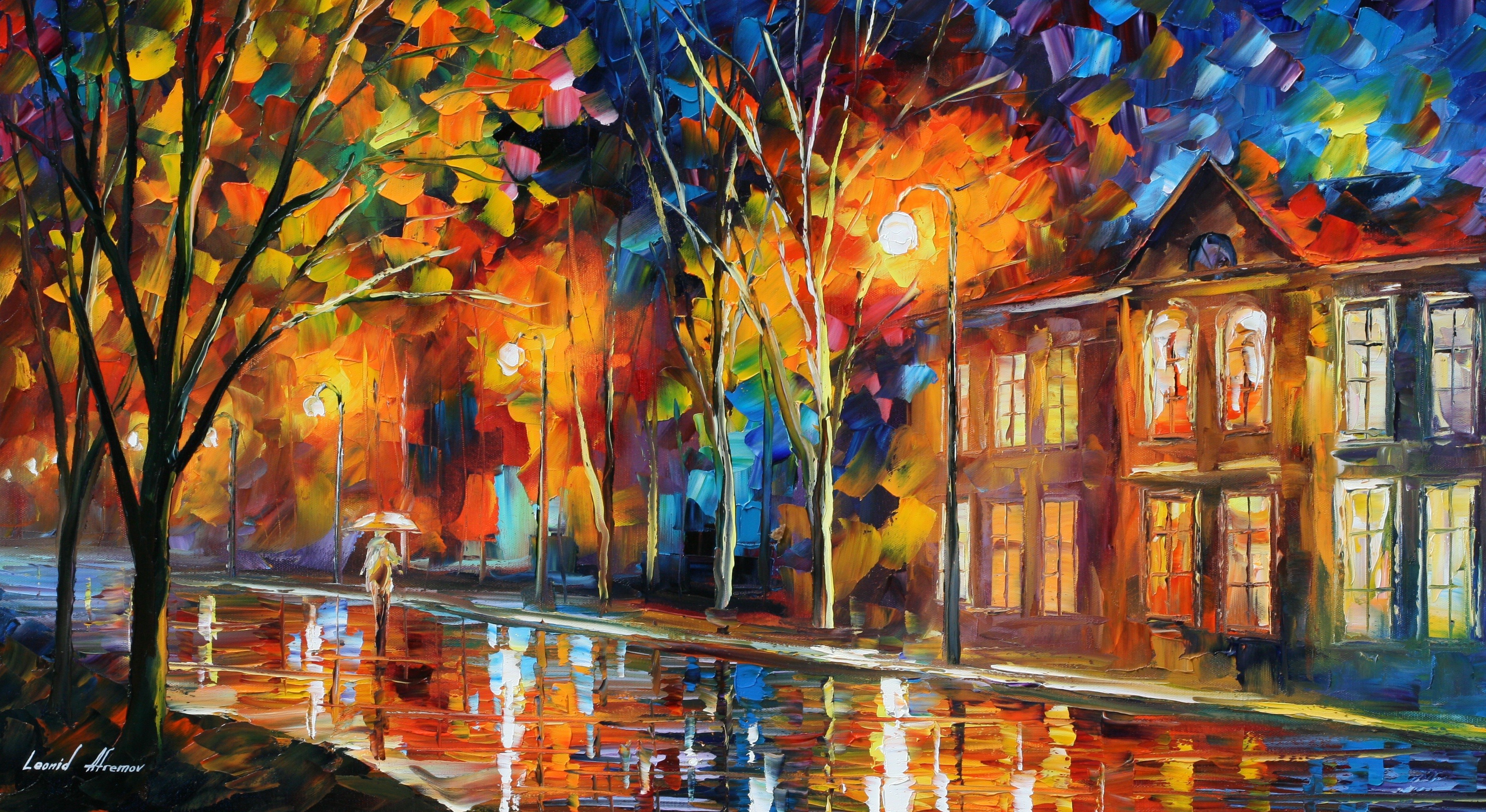 Paintings Landscapes Cityscapes Leonid Afremov