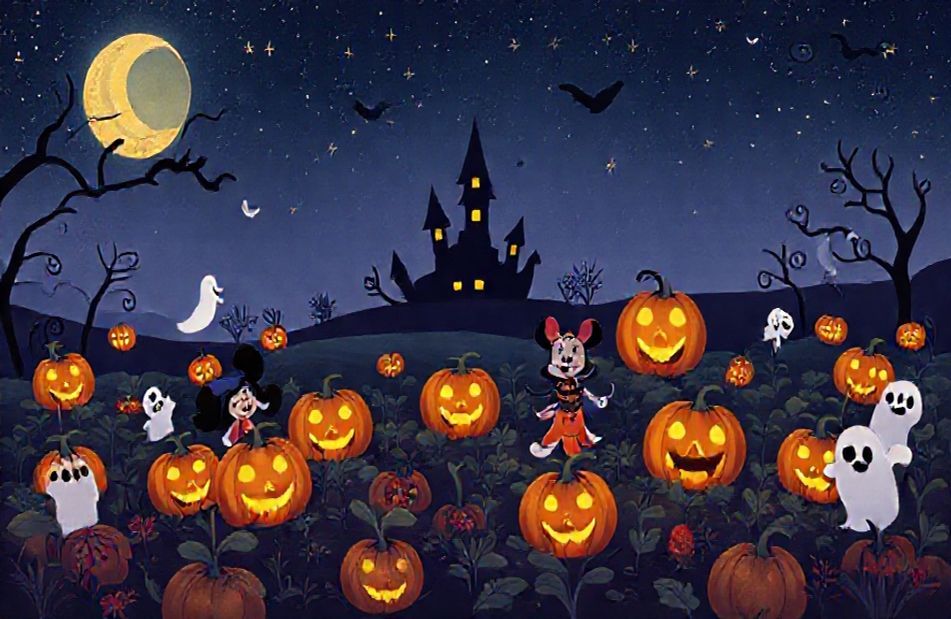 Disney Halloween Wallpaper Background
