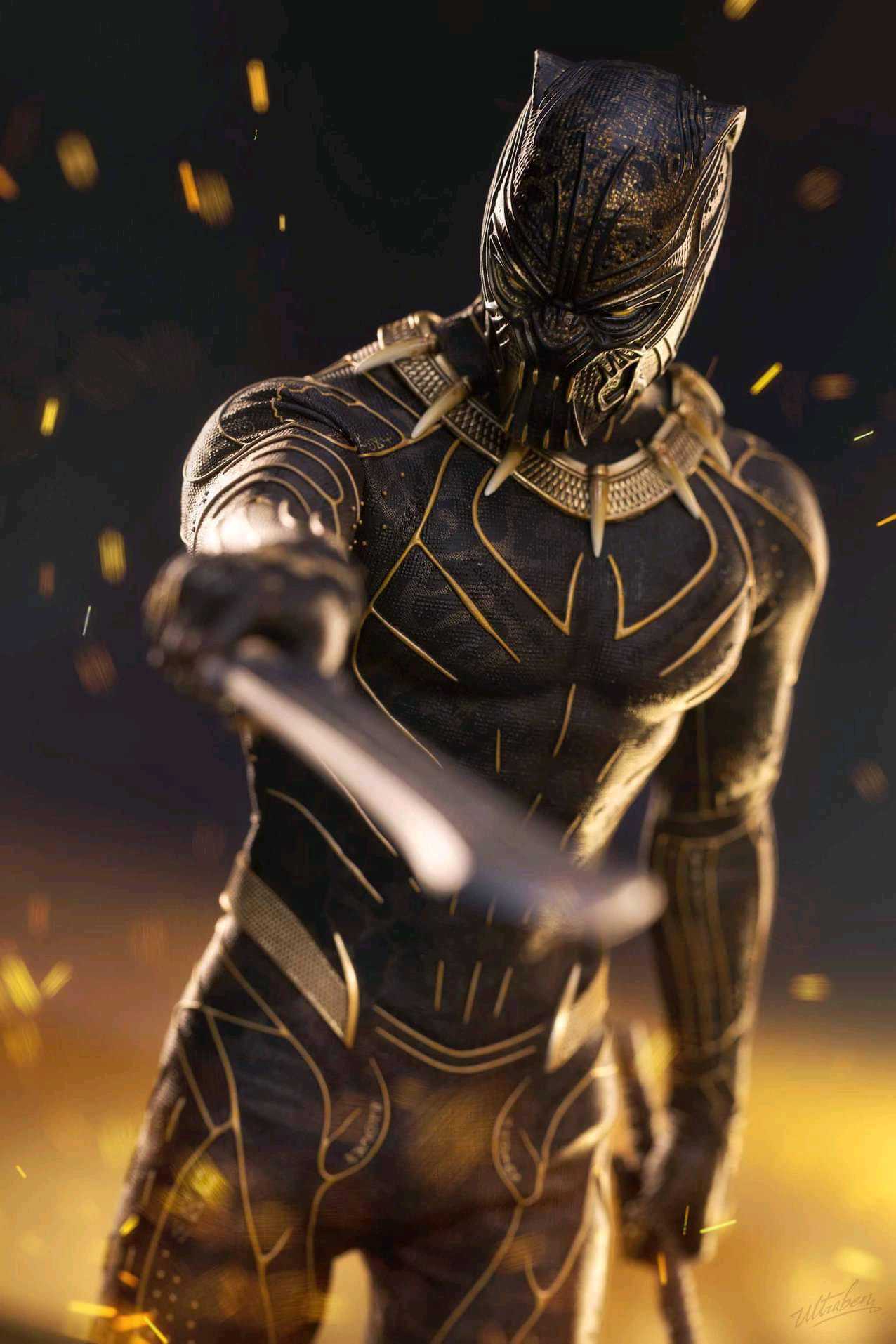 Black Panther Erik Killmonger Figround
