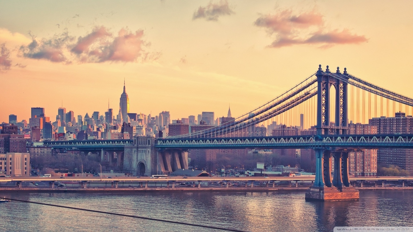 New York City HD Wallpaper Bay Bridge American
