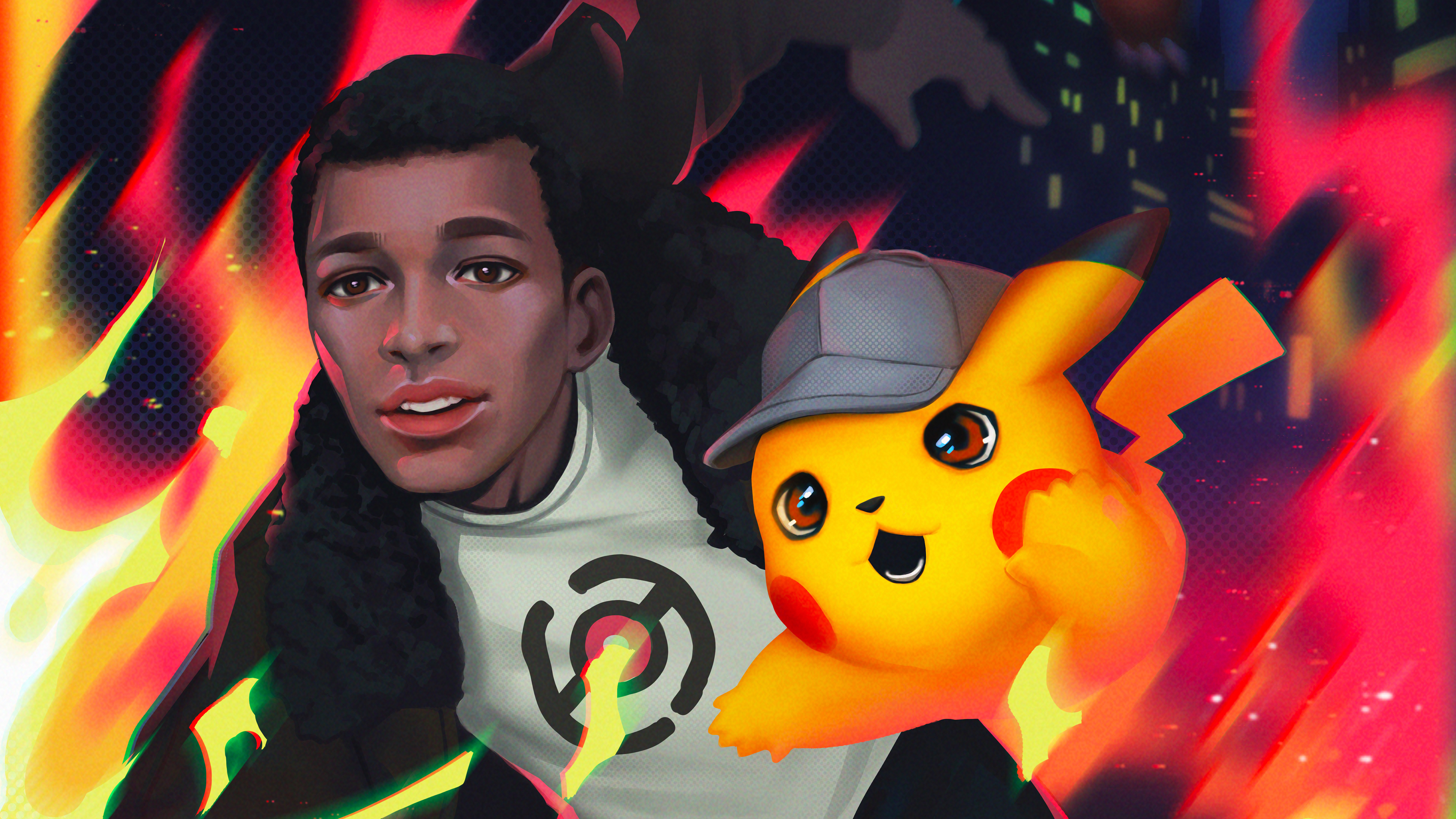 Pokemon Detective Pikachu 4k Art Wallpaper HD Artist Image