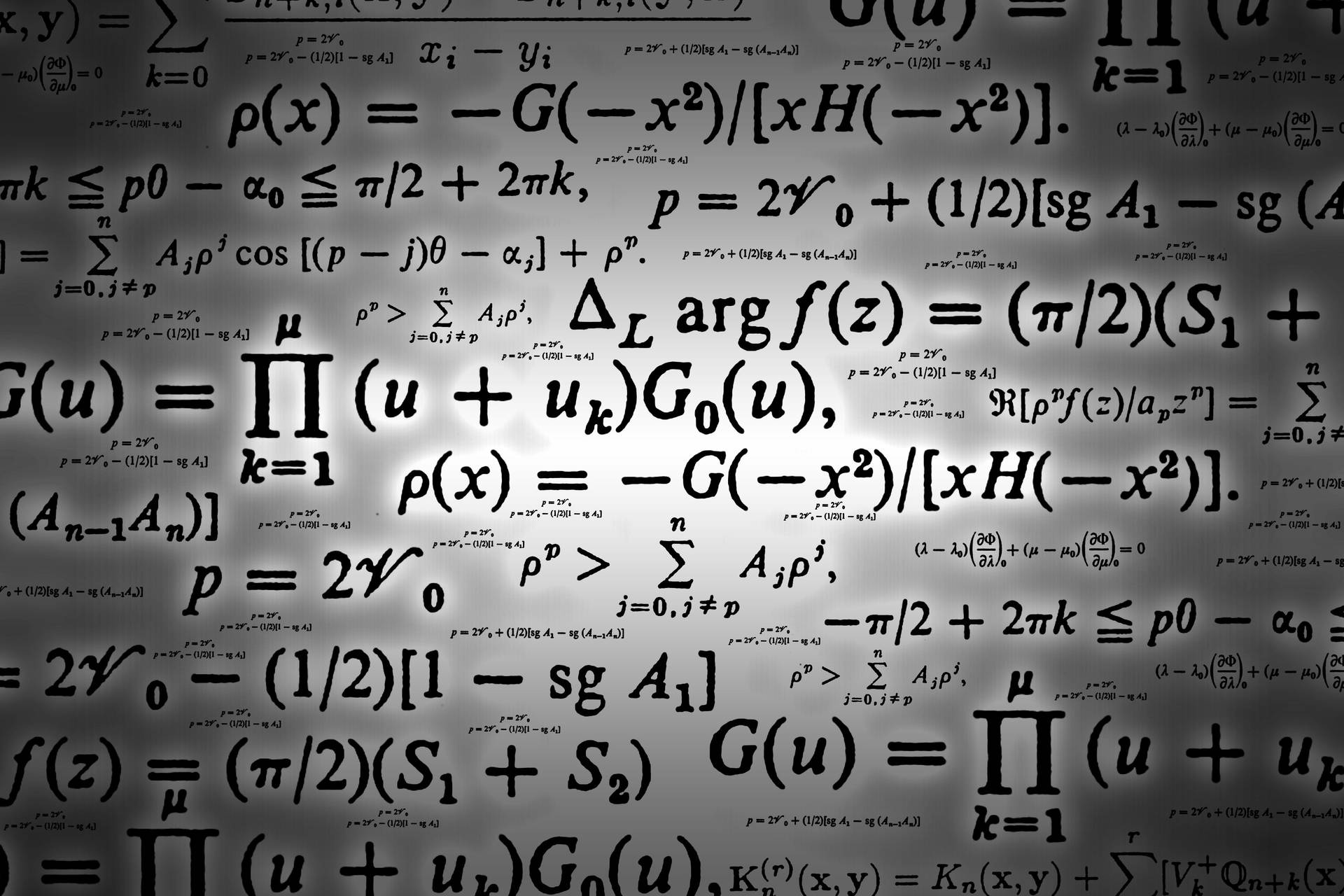 Physics Equations Wallpaper