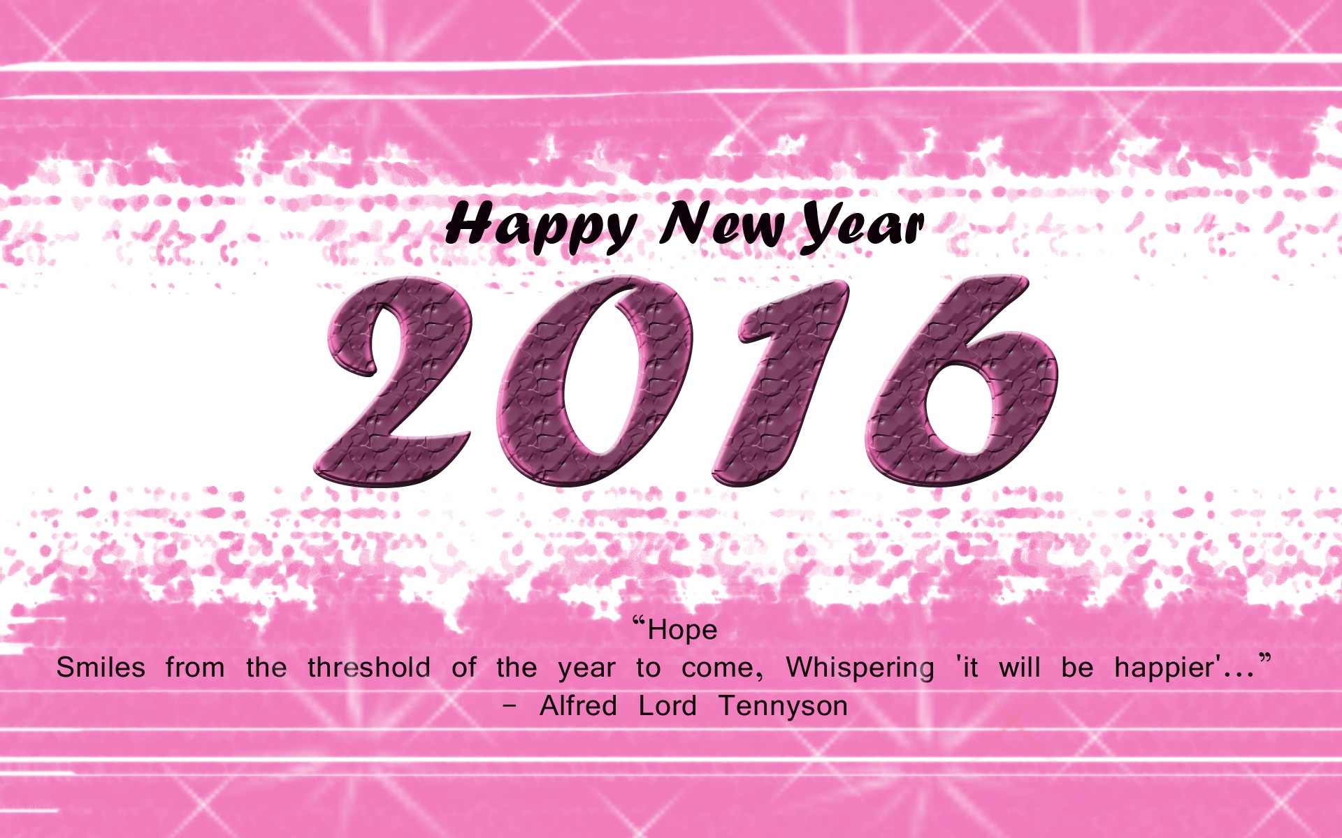 Happy New Year Desktop Background HD Wallpaper