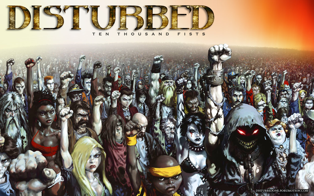 Disturbed Ten Thousand Fists By Morbustelevision2 Fan Art Wallpaper