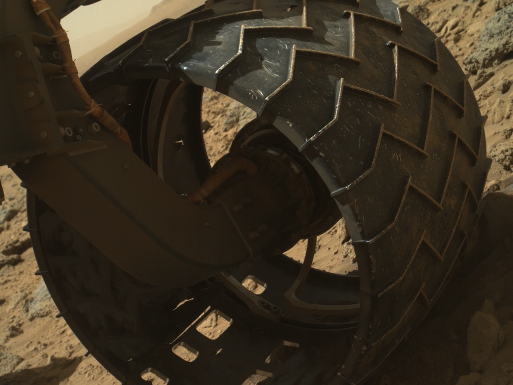 Mars Rover Curiosity Wheel Wear Jpg
