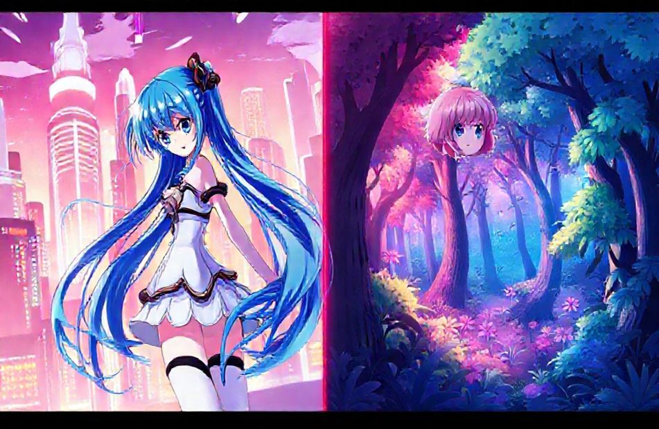 Dual Monitor Wallpaper Girls