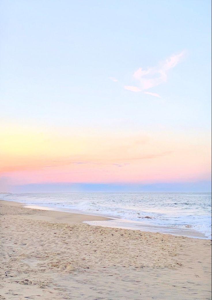 Allieslifee Beach Style Wallpaper Pastel Sunset