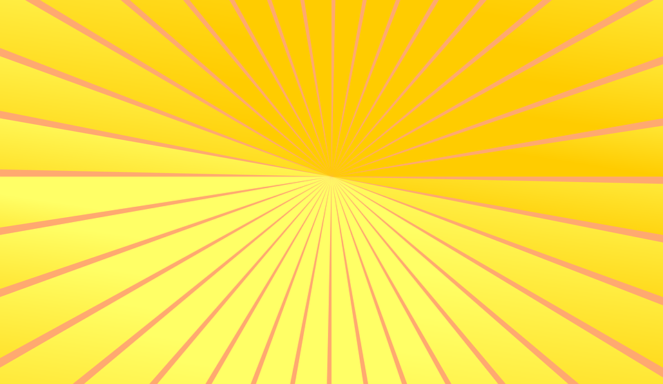 Yellow Orange The Rays Vector Graphic On