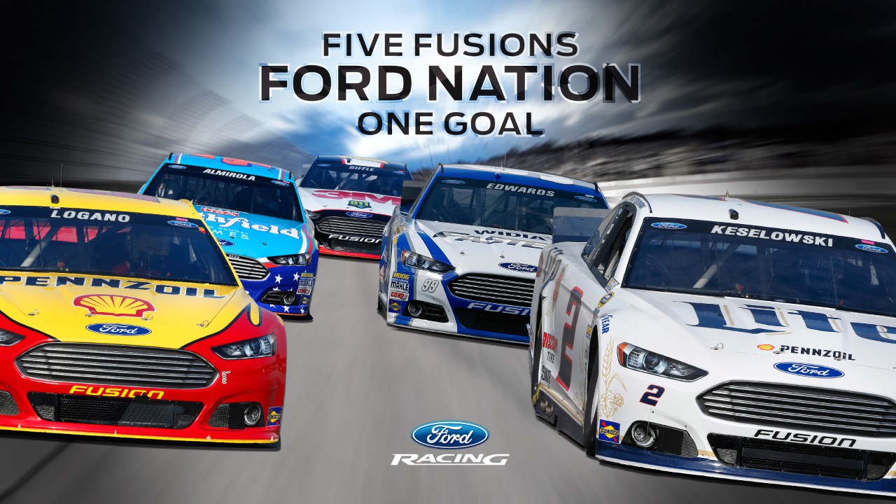 Ford Racing Logo Wallpaper Image