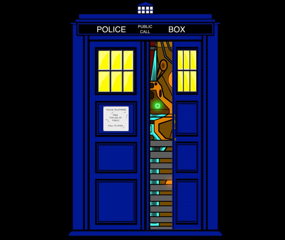 Doctor Who TARDIS Door Animation by Silverhammer37 973x821