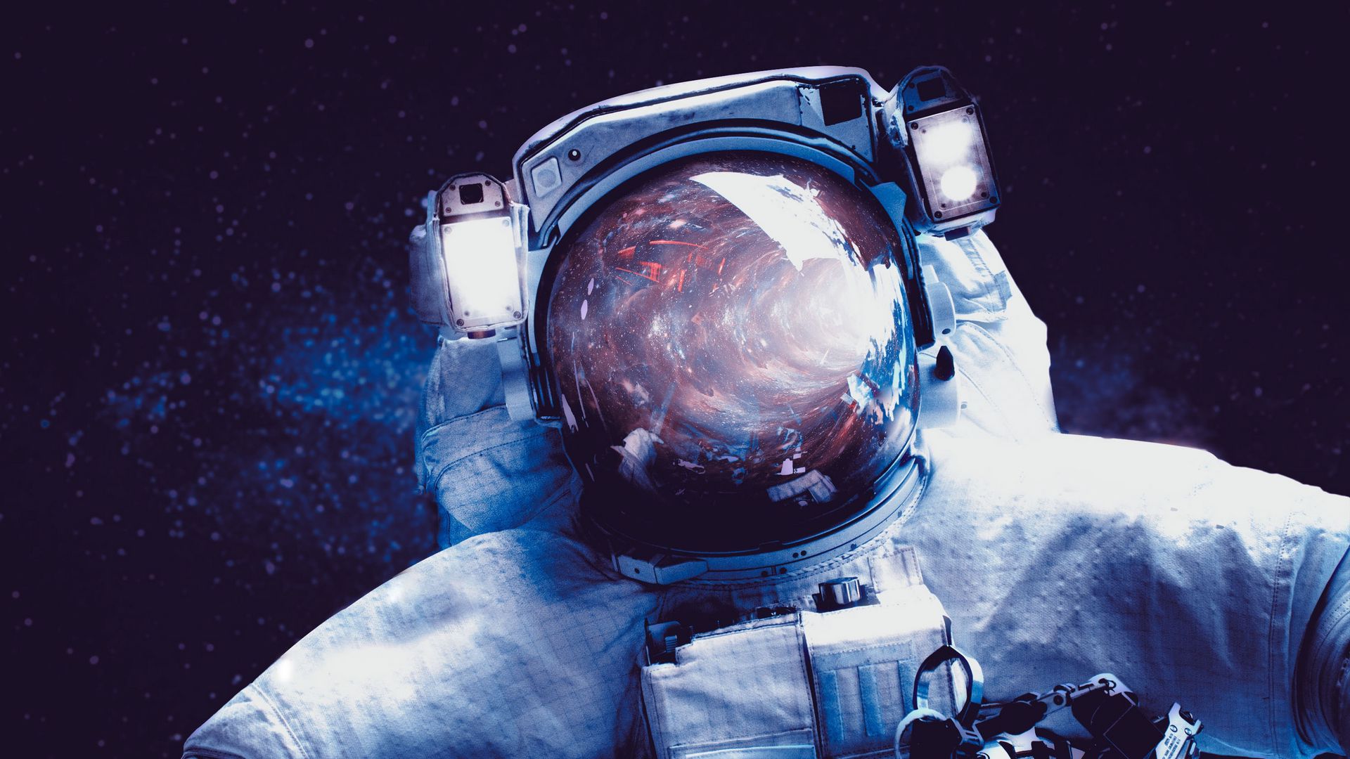 Download wallpaper 1920x1080 astronaut space suit spaceman full 1920x1080