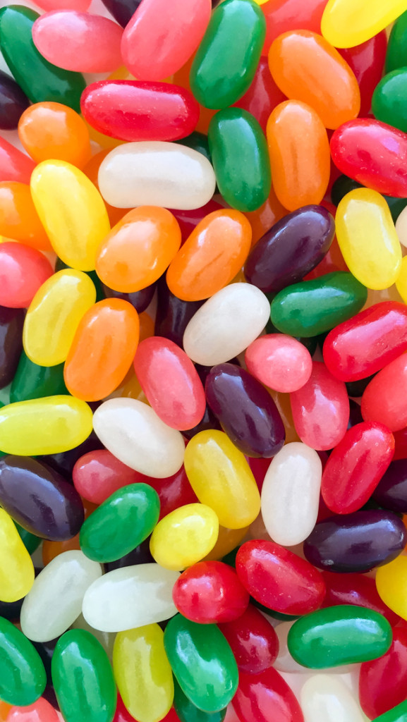 Easter Candy Jellybean Background iPhone Wallpaper