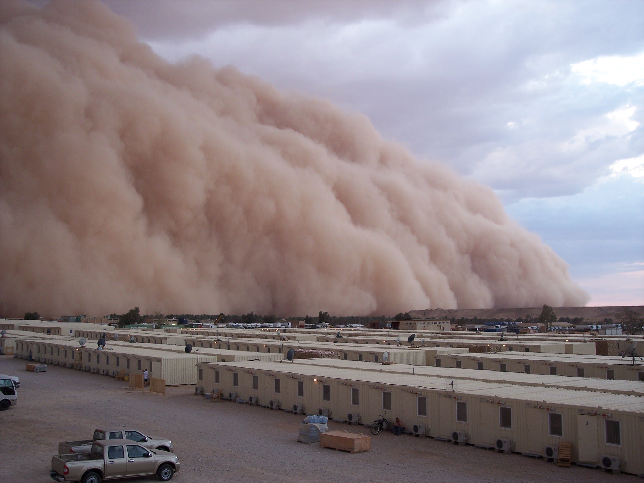 Sand Desert Storm Dust Wallpaper