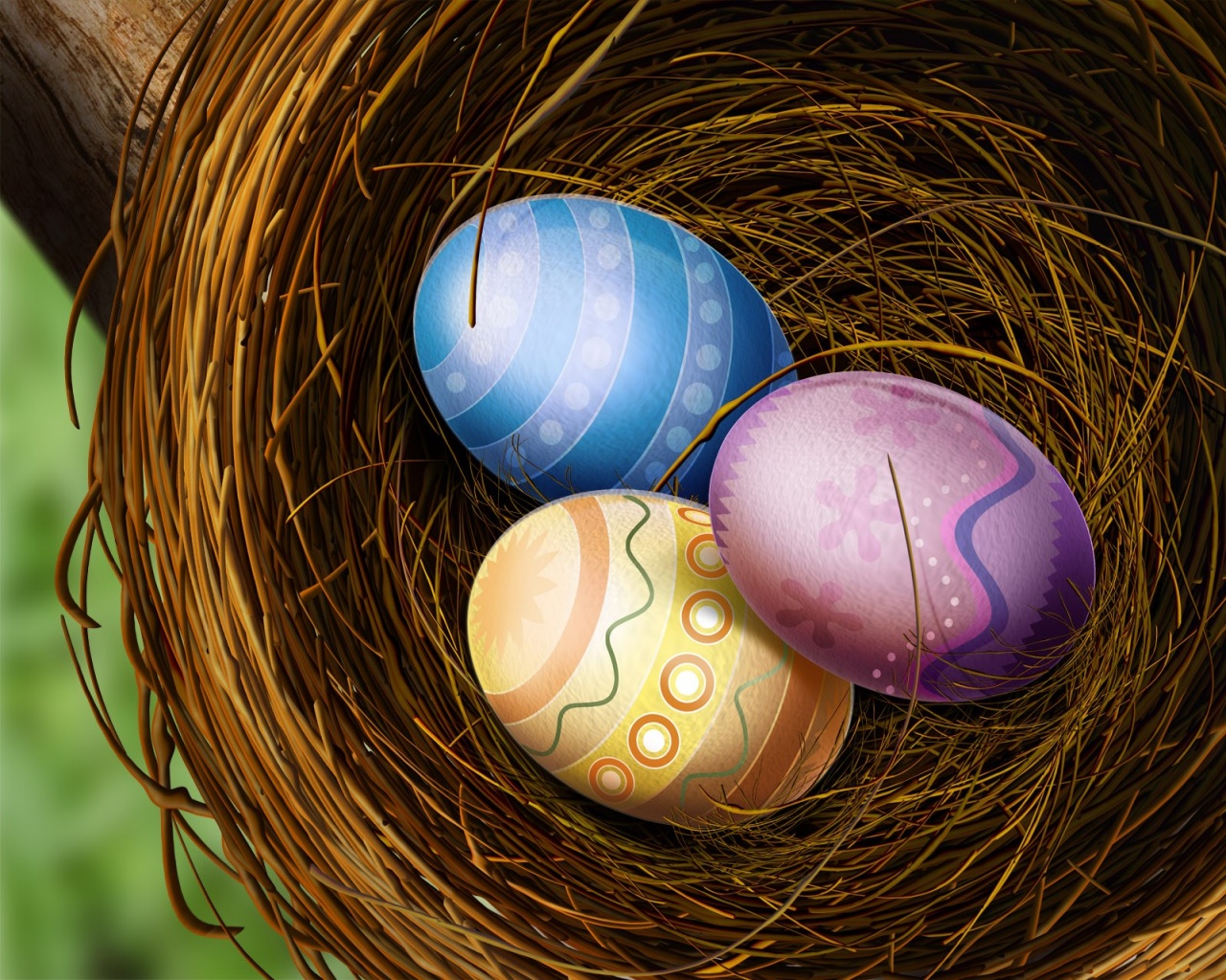 Easter Eggs In Nest Desktop Pc And Mac Wallpaper