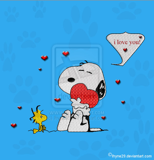 Snoopy Love By Lhyne29