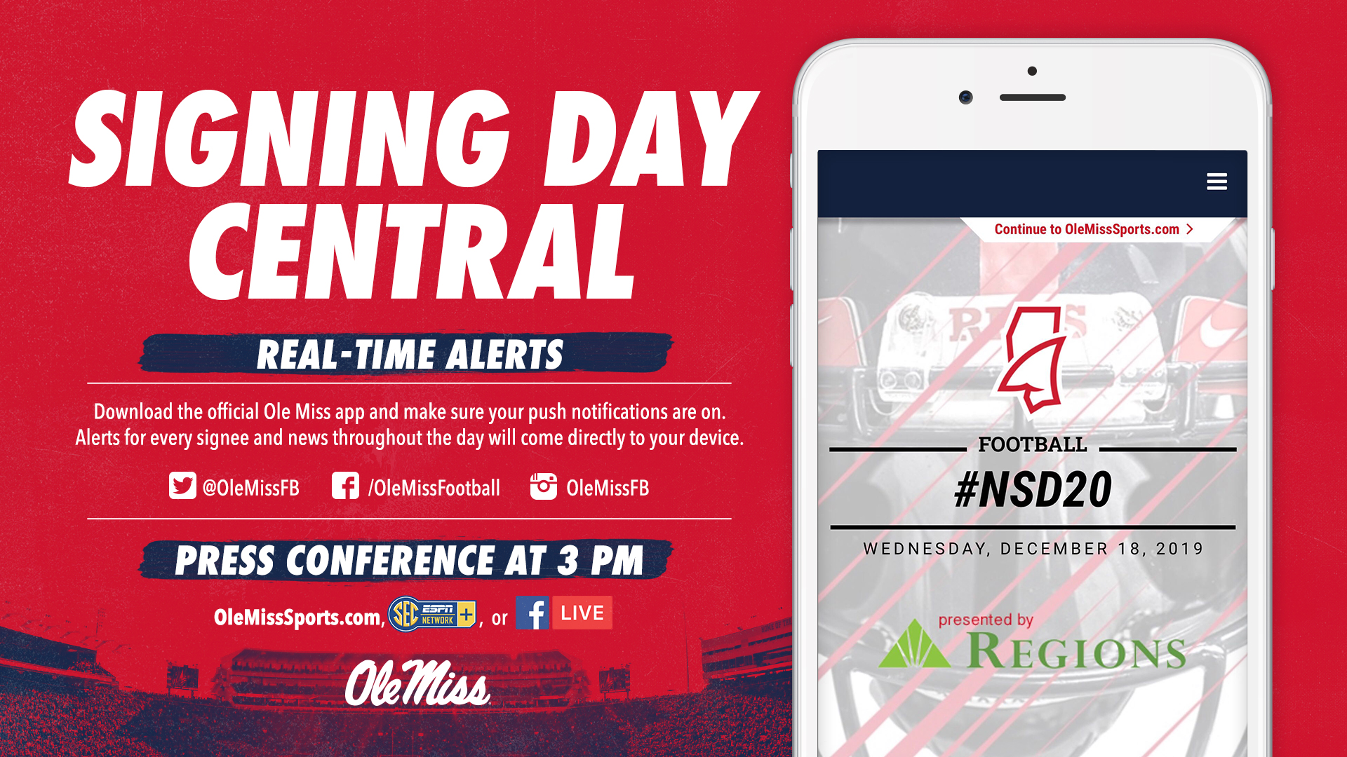National Signing Day Coverage Ole Miss Athletics
