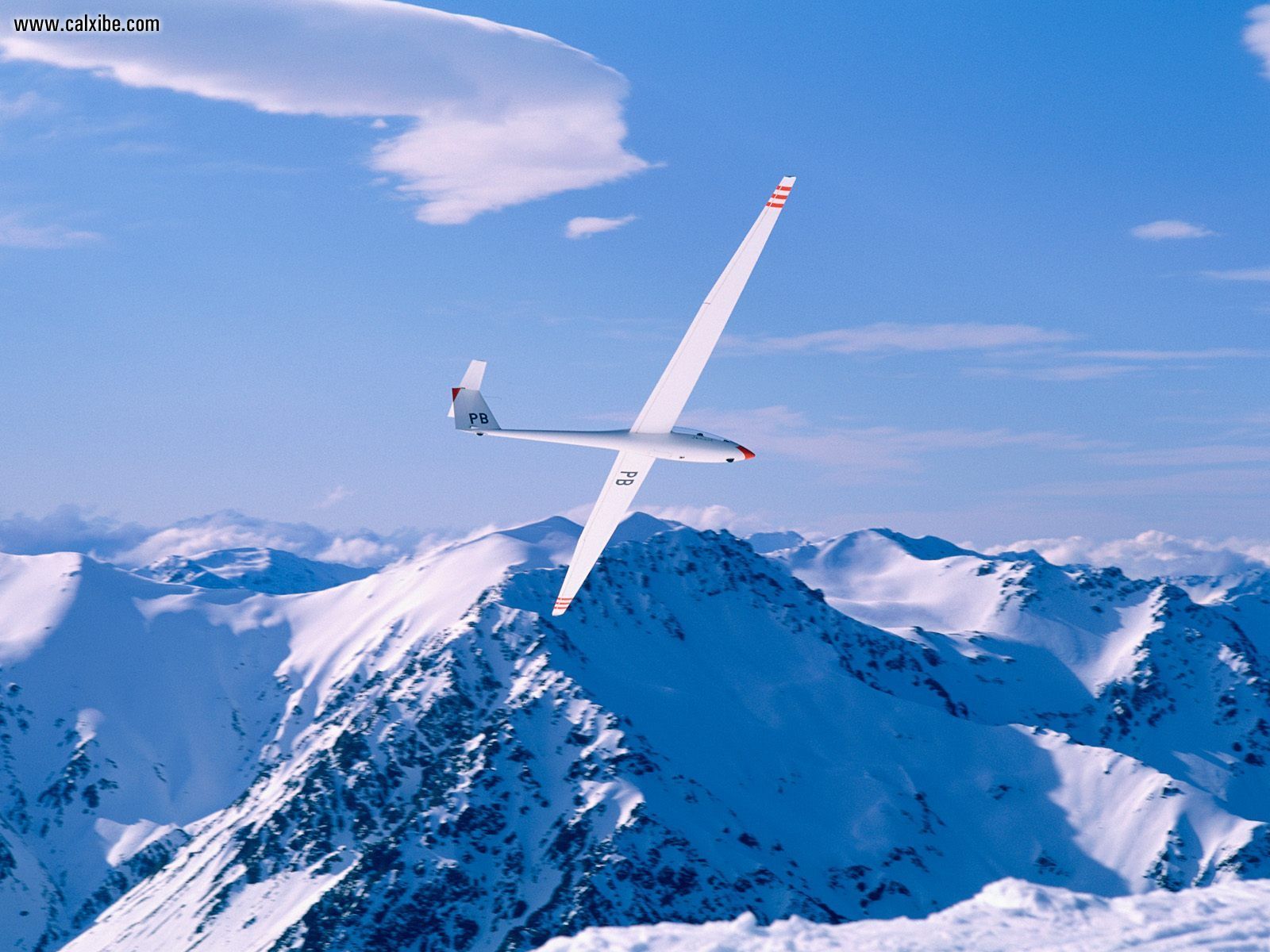 Nature Glider Southern Alps New Zealand Desktop