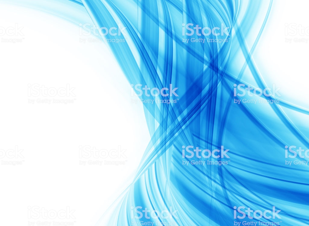 Shifting Light Blue Motion Lines On White Background Stock Photo