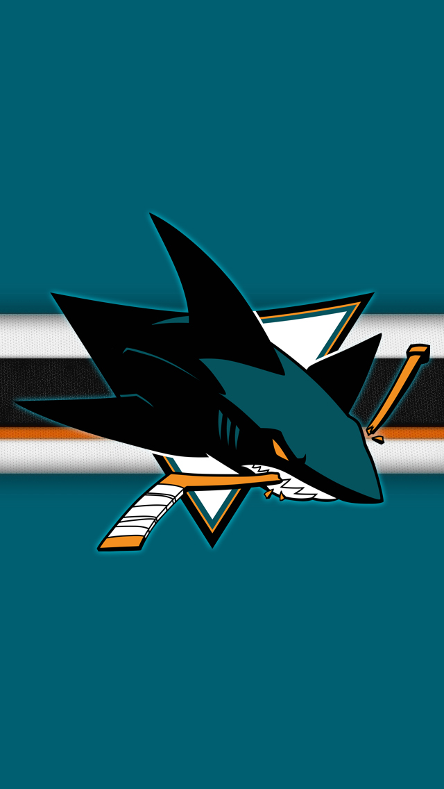 San Jose Sharks iPhone Wallpaper 640x1136