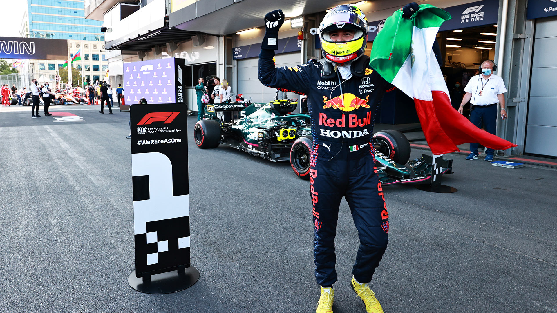 Azerbaijan Grand Prix Race And Highlights Perez Beats