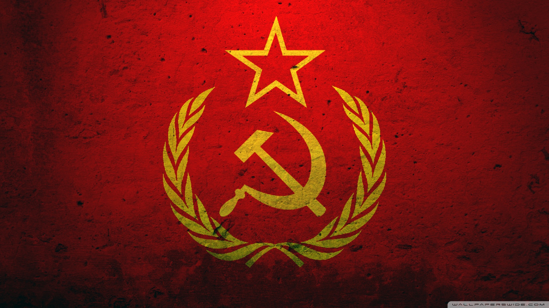 The Soviet Union Wallpaper Grunge Flag Of