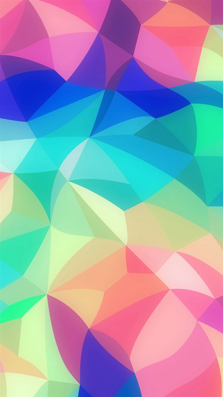 Rainbow Abstract Colors Pastel Soft Pattern iPhone Wallpaper