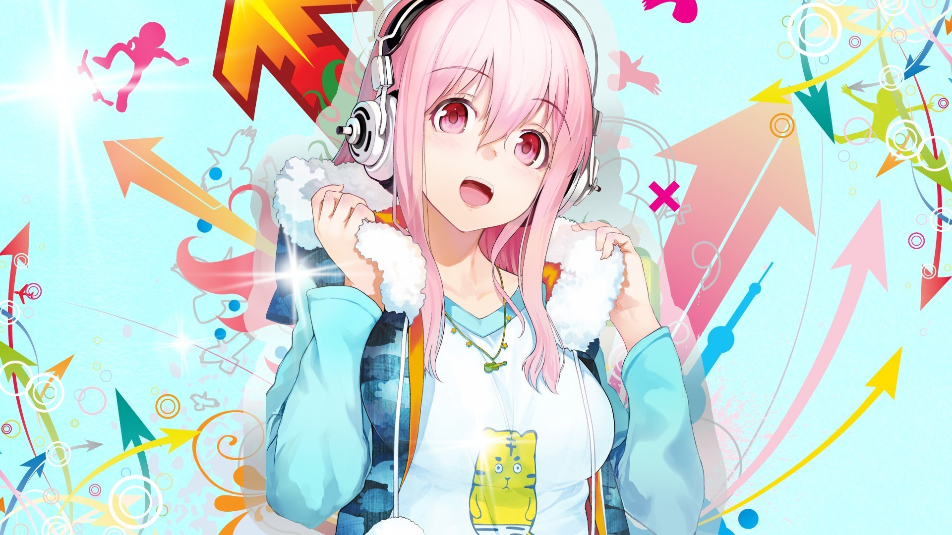 Cute Anime Background HD Wallpaper