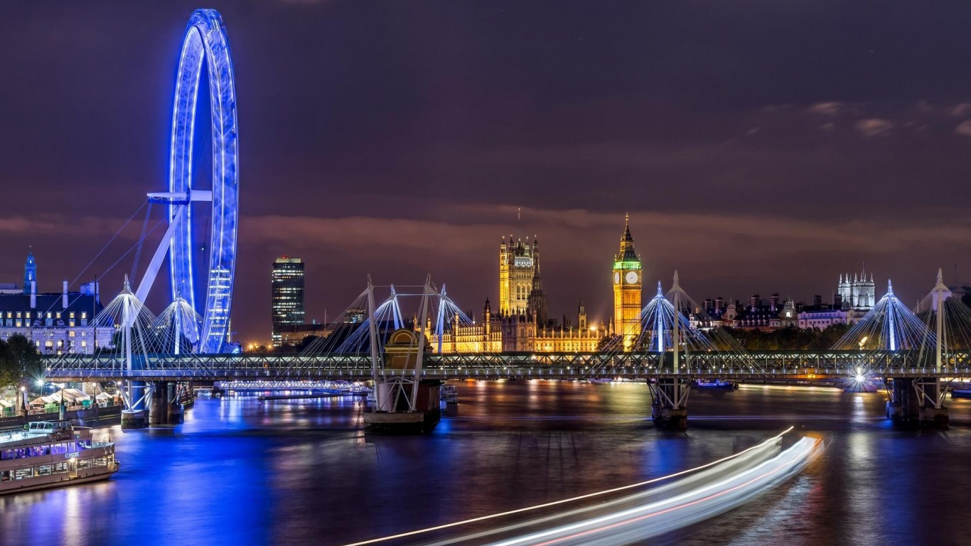 London Eye Wheel Photo Travel HD Wallpaper