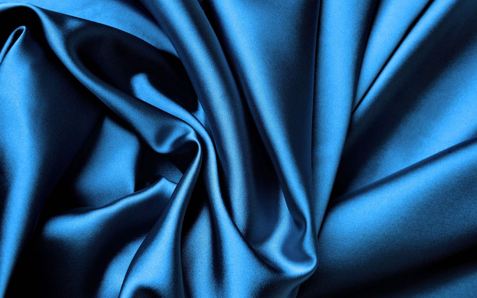 Blue Silk HD Widescreen Wallpaper