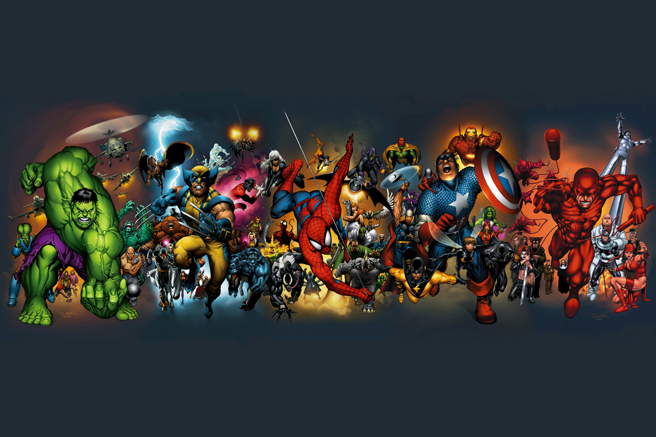 Marvel Heroes Wallpaper And Screensaver