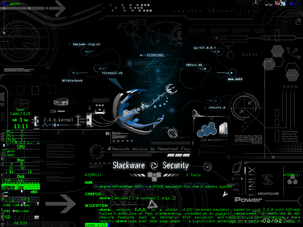 Slackware Wallpaper LinuxslackwarelogosHDwallpaperof Linux