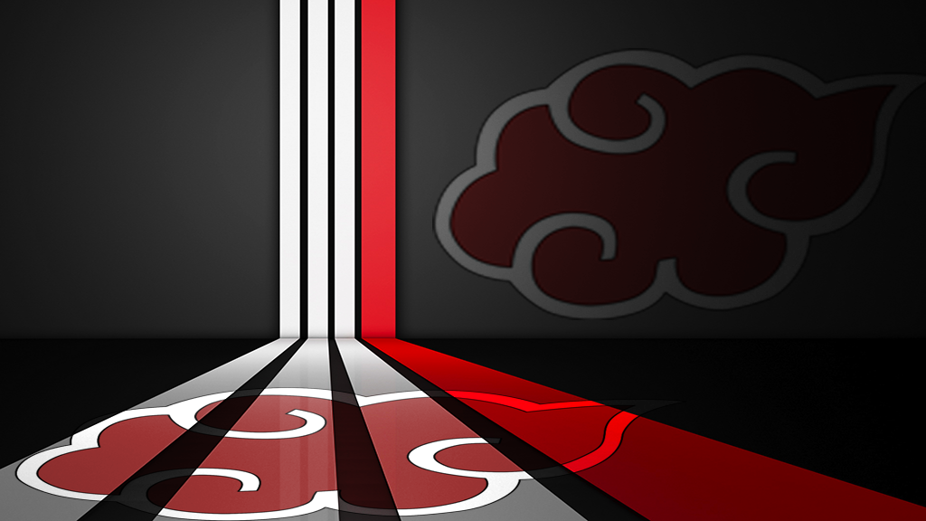 Download Dark Red Akatsuki Cloud iPhone Wallpaper